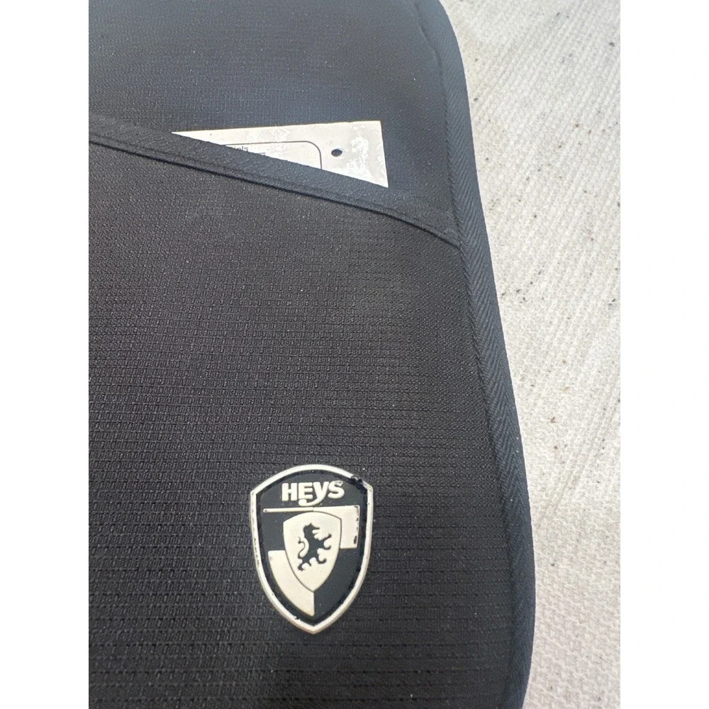 HEYS Black Passport Cover Organizer Travel Pouch Case Holder NWT bag